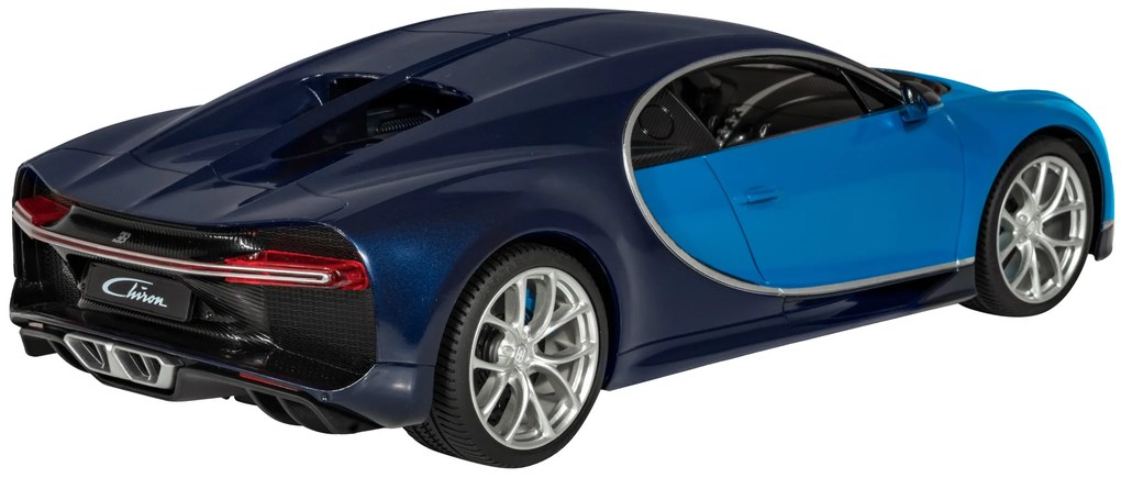 Bugatti Chiron modrý model RASTAR 1:14 Diaľkovo ovládané auto + LED svetlá + diaľkové ovládanie 2,4 GHz