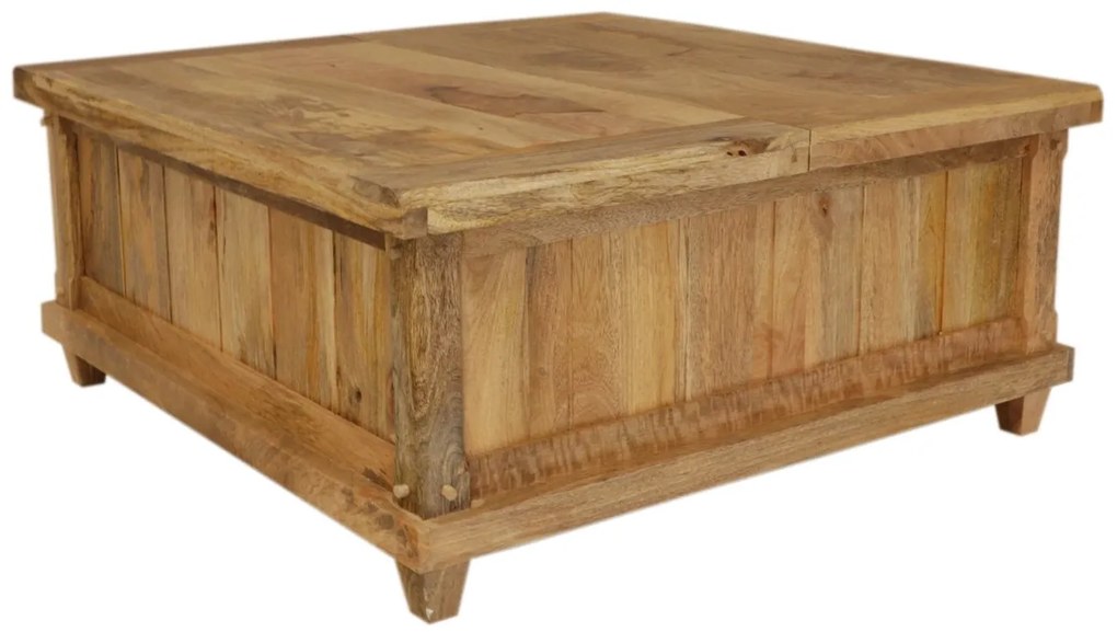 furniture-nabytek.cz - Velký konferenční stolek z mangového dřeva 90x40x90