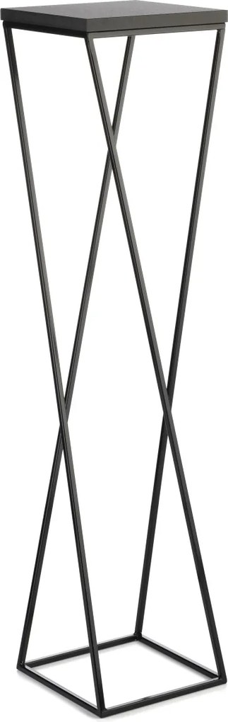 STOJAN NA KVETINÁČ LOFT7 100X24X24 CM ČIERNA