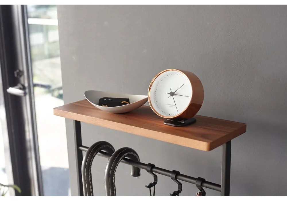 Čierny stojan na dáždniky s drevenou policou Yamazaki Tower