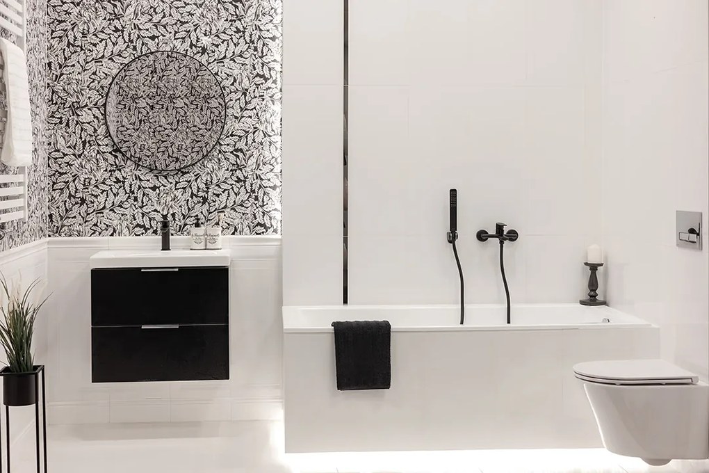 Kuchinox ARES, ručná bodová sprchová súprava, čierna matná, LAV-NKS_70AD