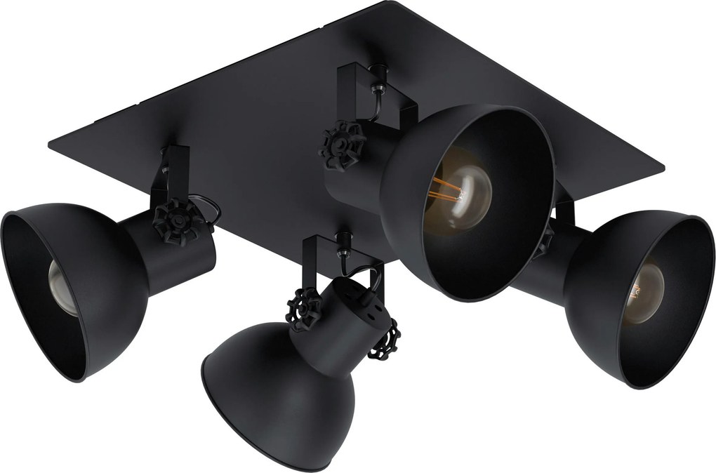 XXXLutz BODOVÉ SVIETIDLO, 4x40 W/E27, 45/45/23,6 cm Eglo - Online Only bytové doplnky - 003348219404