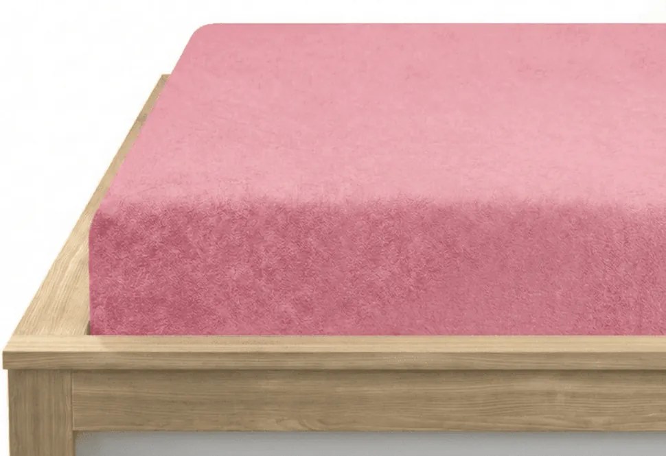Froté plachta EXCLUSIVE ružová 90x200 cm