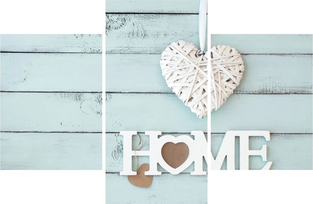 Obraz - I love home (90x60 cm)