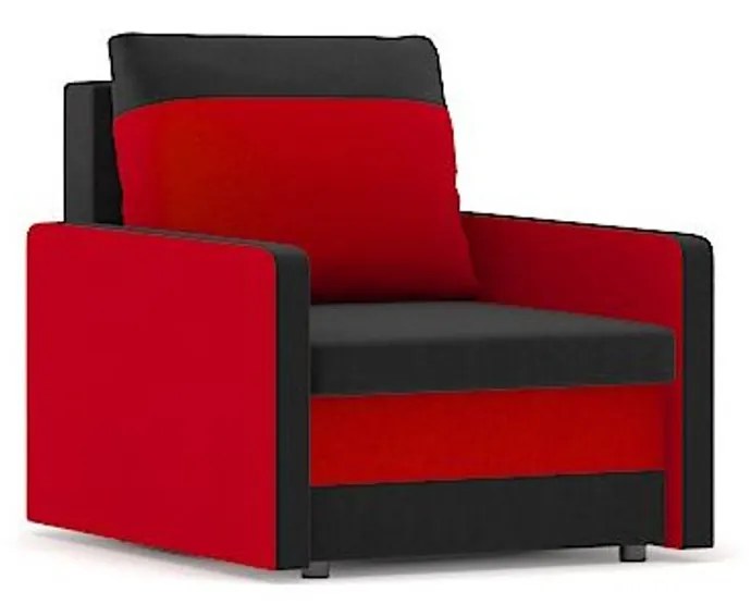 Kreslo MILTON model 2 Sivá/čierna