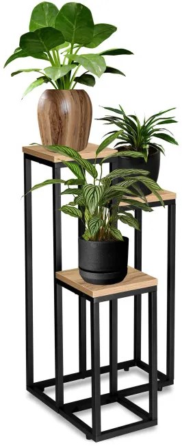 Stojan na kvety MUNIR CRAFT čierny