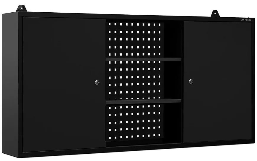 Kancelárska skriňa Ben kovová čierna