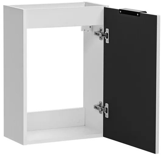 Závesná skrinka Casad Vedea so zápustným umývadlom 40 cm biela