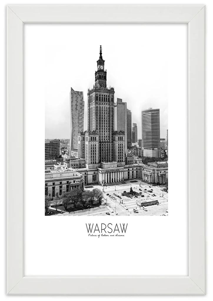 Gario Plagát Palác kultúry vo Varšave Farba rámu: Bez rámu, Rozmery: 30 x 45 cm