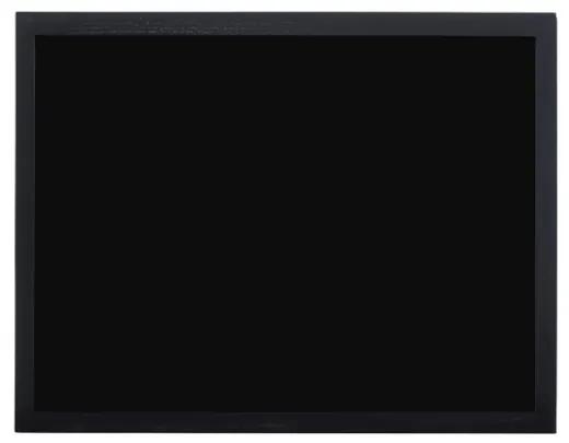 Toptabule.sk MTDRCOL5 Čierna magnetická tabuľa v čiernom drevenom ráme 150x100cm