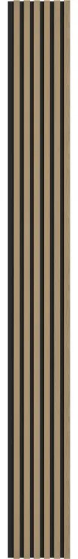 Mexen Lam-B, akustické stenové lamely 275 × 30 cm, HDF doska 4 mm, technická dyha, dub ušľachtilý, S100-275307-3015-004