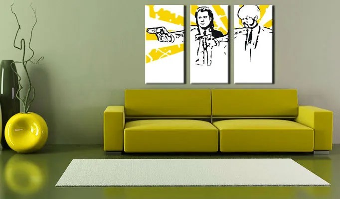 Ručne maľovaný POP Art obraz Pulp Fiction | rôzne rozmery
