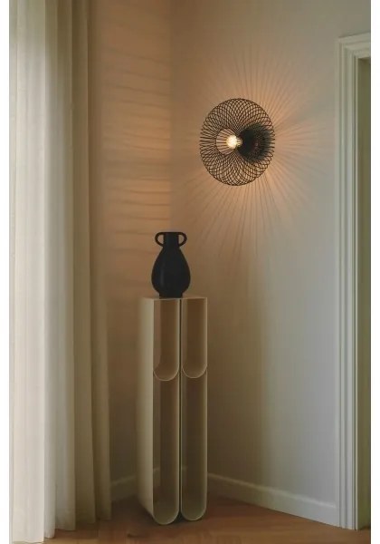 Nordlux - Stropné svietidlo BERONI 1xE27/60W/230V pr. 40,3 cm čierna