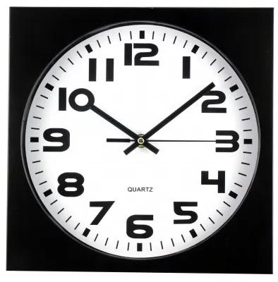 Nástenné hodiny MPM, 2500.90 - čierna, 26cm