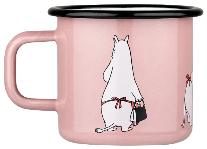 Hrnček Moominmamma 0,37l, smalt / růžový