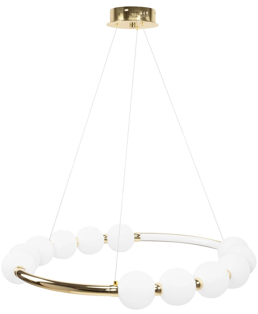 Toolight Toolight, LED stropné svietidlo APP1553-CP, zlatá lesklá-biela, OSW-05661