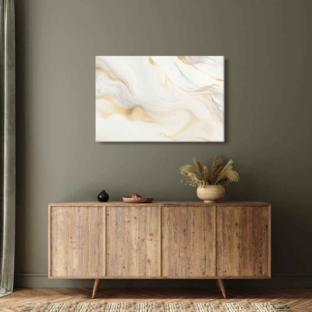 Obraz - Abstrakcia s dekorom (90x60 cm)