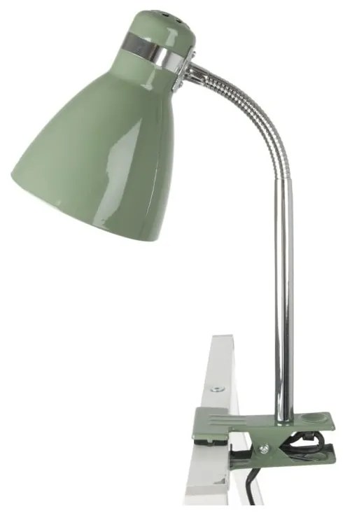 Zelená lampa so svorkou ETH Clip