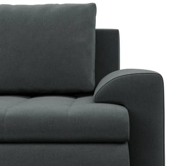 Trojmiestna rozkladacia sedačka FORESTA Kronos tmavosivá