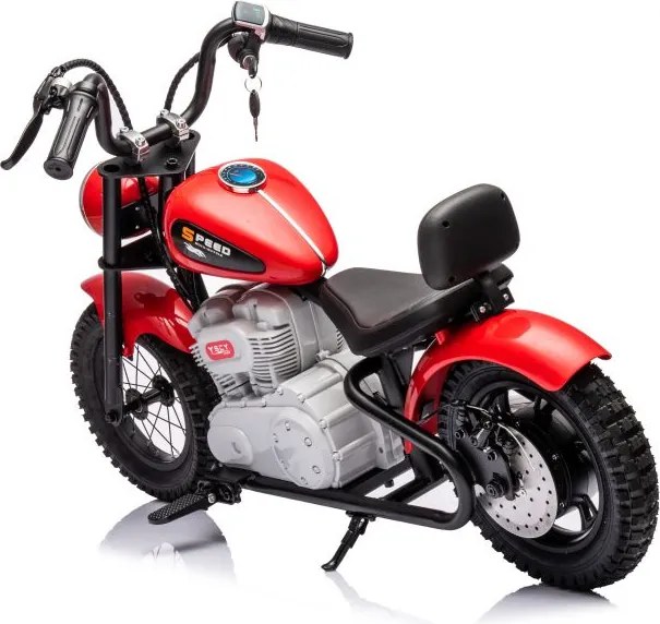 LEAN CARS Dobíjací motocykel A9902 36V Red
