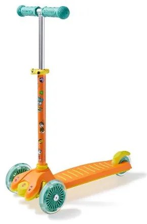 Kolobežka s LED kolieskami (oranžová)  (100389551)