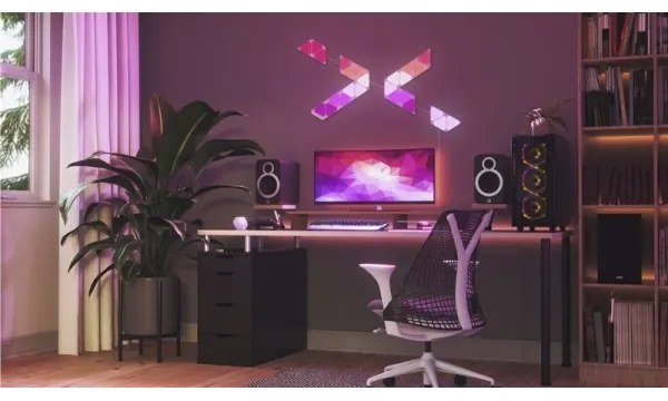 Nanoleaf NL48-1001TW-10PK - SADA 10x LED RGB Stmievateľný panel TRIANGLES LED/0,5