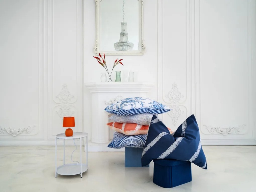 Stolná lampa Malu, oranžová