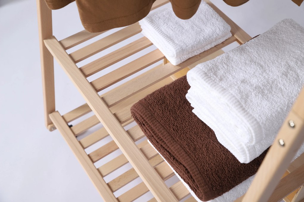 Drevený stojan na oblečenie RTB_L Buk