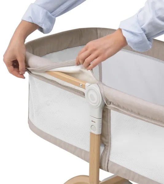 Lionelo - Cestovná postieľka 3v1 MALIN EVO Beige Natural