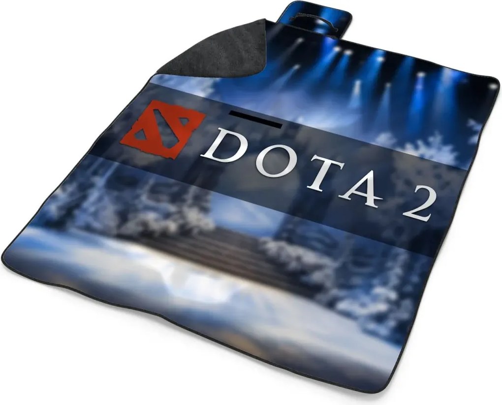 Sablio Plážová deka DOTA 2 Modrá: 200x140 cm