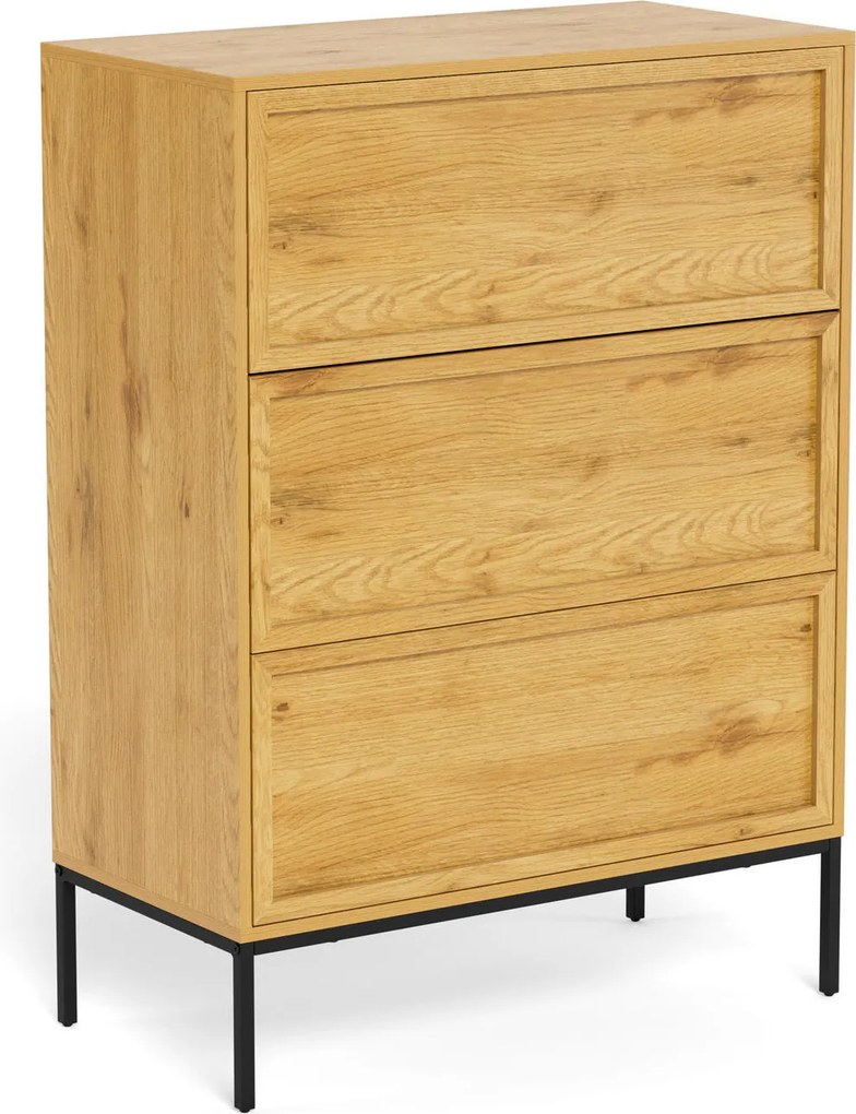 XXXLutz KOMODA, divoký dub, 80/110/40 cm MID.YOU - Komody - 001749099604