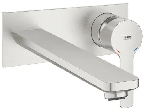 Umývadlová batéria GROHE Lineare bez podomietkového telesa supersteel 23444DC1