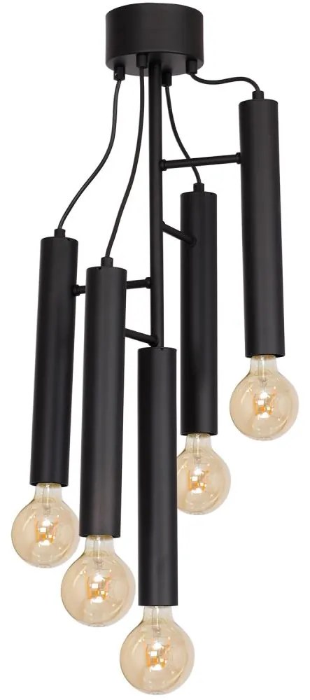 Luster na tyči BISSA 5xE27/60W/230V