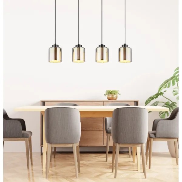 Globo 16056-4H - Luster na lanku FELICIA 4xE27/60W/230V