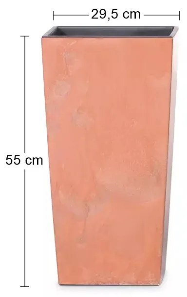 Plastový kvetináč DURS300E 30 cm - terakota