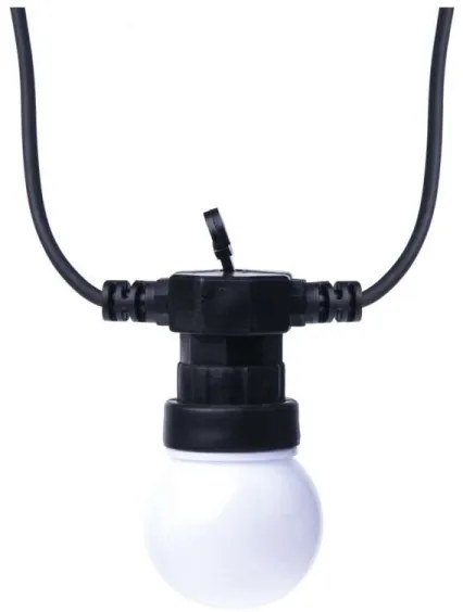 LED  Vonkajšia dekoračná reťaz 10xLED/10m IP44 biela