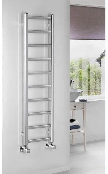 Sapho - Kúpeľňový radiátor METRO LIGHT 211W/230V 30x114 cm lesklý chróm