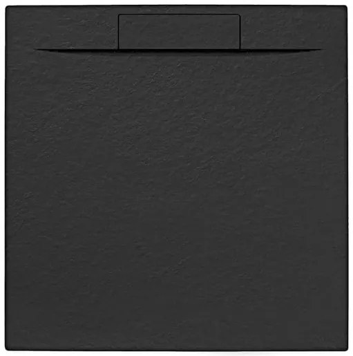 Sprchová vanička štvorcová SAT Fusion 90x90 cm liaty mramor Grafito SATFU9090G