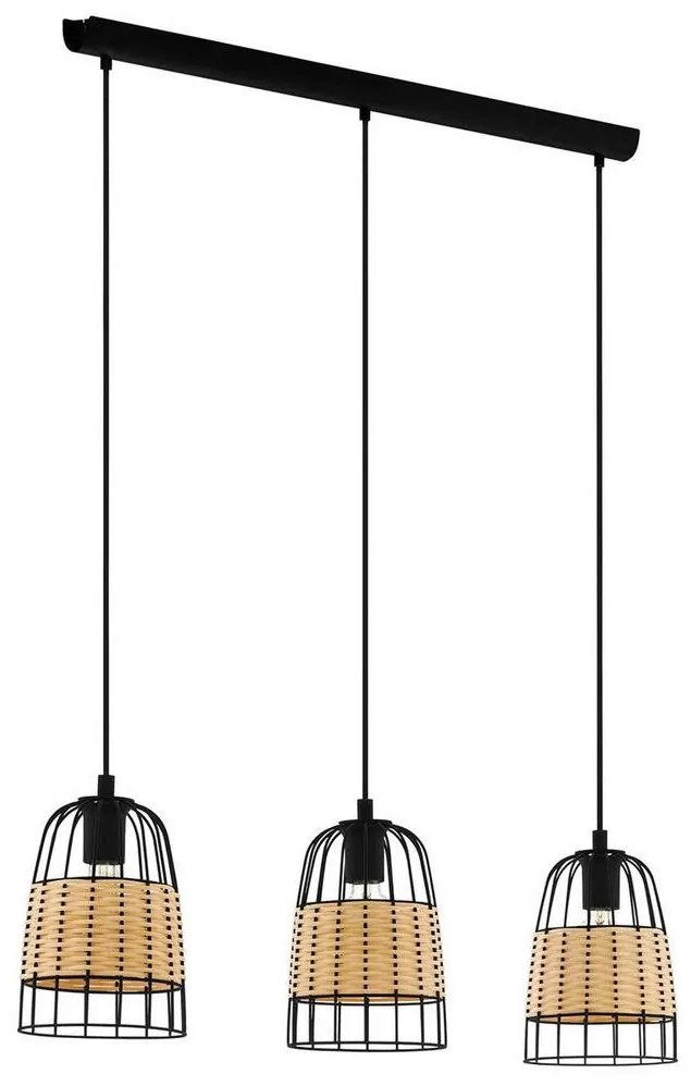 Eglo 43313 - Luster na lanku ANWICK 3xE27/40W/230V