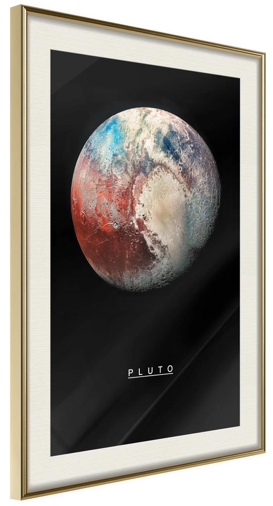 Artgeist Plagát - Pluto [Poster] Veľkosť: 20x30, Verzia: Čierny rám s passe-partout