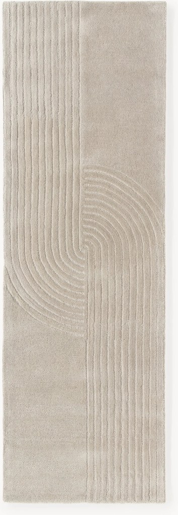 Ručne tuftovaný vlnený behúň Mason