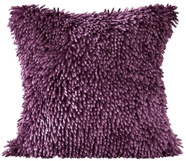 DomTextilu Strapcová obliečka na vankúš fialovej farby 50x50 cm Fialová 30772-170902