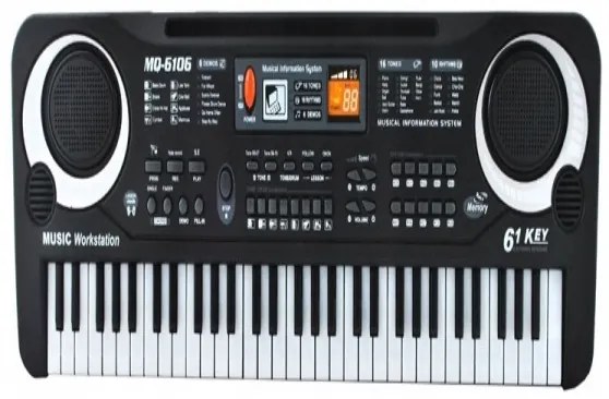 MQ 6106 KEYBOARD varhany klávesy s mikrofónom pre deti