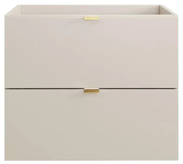 Kúpeľňová zostava Dalia Cashmere Lava so skrinkami a umývadlom 120 cm kašmírová