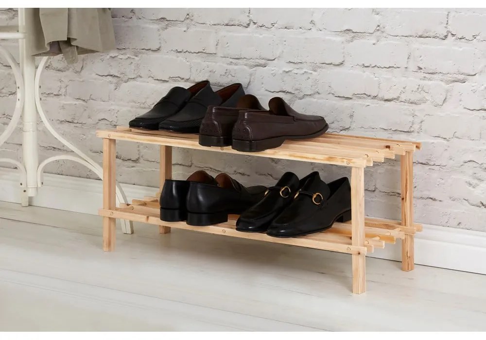 Stojan na topánky z jedľového dreva v prírodnej farbe – Premier Housewares