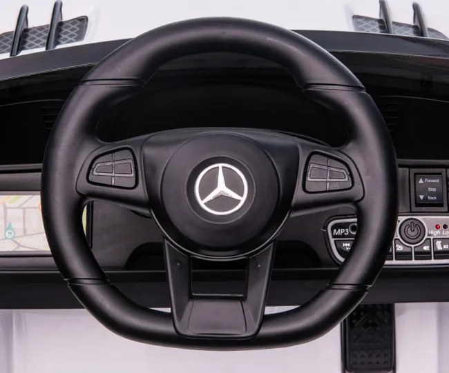 Elektrické autíčko Mercedes-Benz SL65 AMG biele