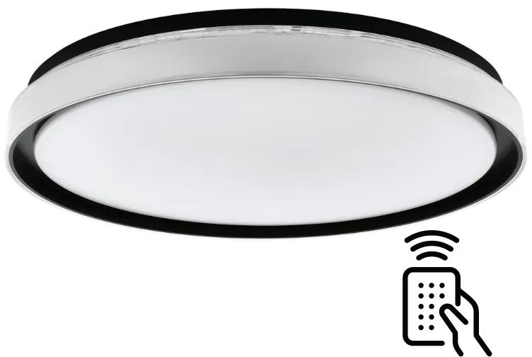 Eglo 99781 SELUCI stropné svietidlo LED 4x10W 4600lm 3000-6500K biela, čierna, diaľkový ovládač, stmievateľné