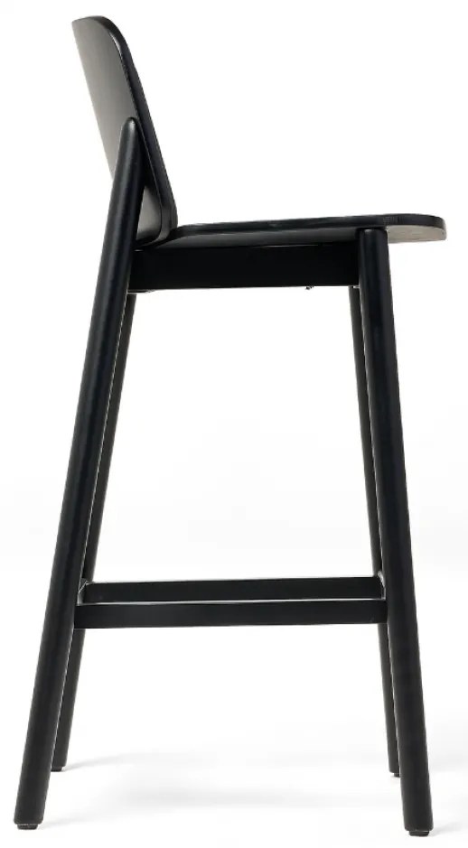 CLARISA BAR 65 BLACK DREVENÁ STOLIČKA black