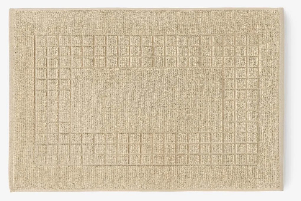 Goldea kúpeľňová froté predložka mozaika – béžová 50 x 70 cm