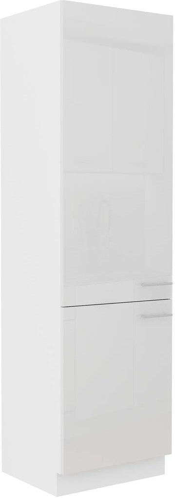 Potravinová kuchynská skrinka pre chladničku Lavera 60 LO-210 2F (korpus: biela + front: lesk biely). Vlastná spoľahlivá doprava až k Vám domov. 1134537